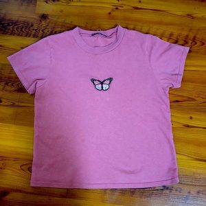 Brandy Melville butterfly shirt